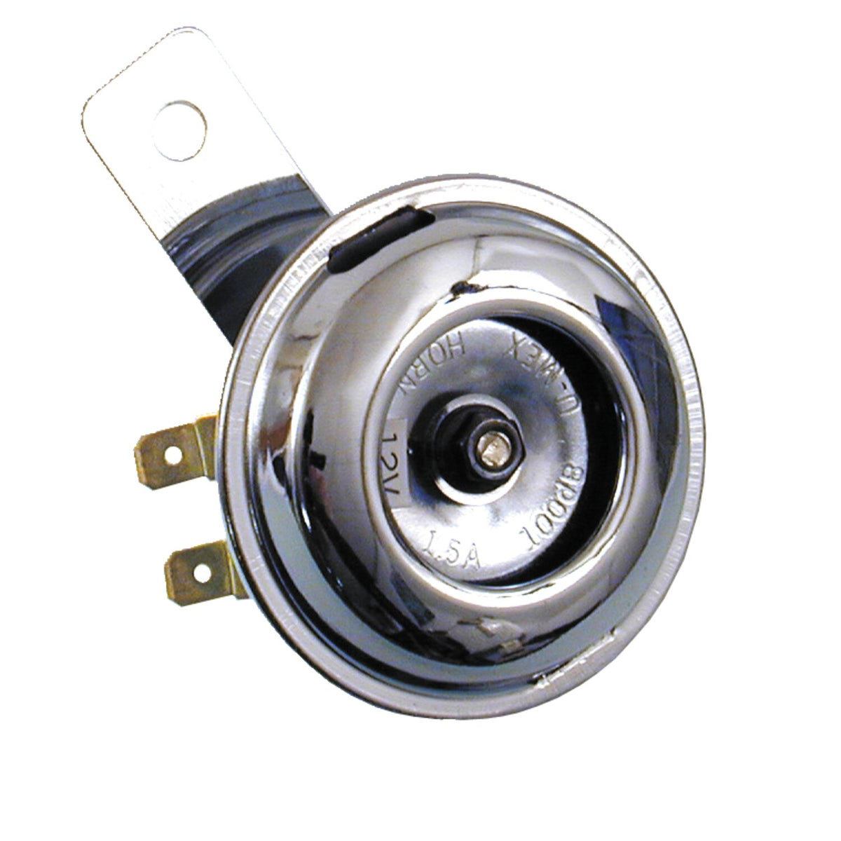 Custom mini-horn, 2.5"/ 65mm. 100 dB. Chrome