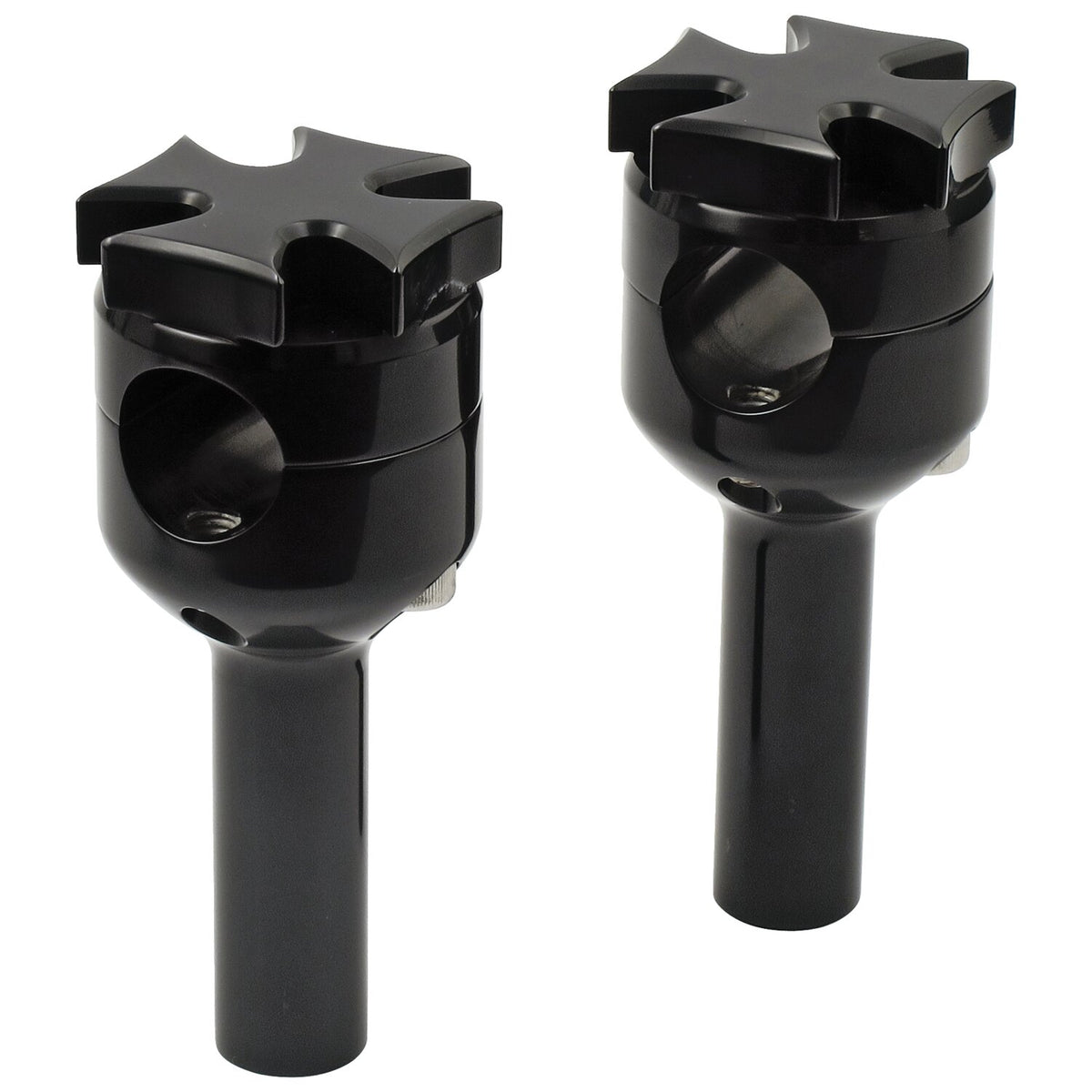 Maltese riser set. 4" rise. Black
