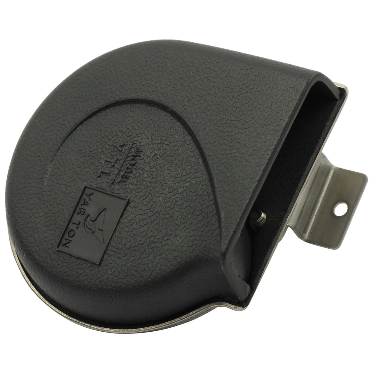 Marine horn, with ABS snail shell cover. Black