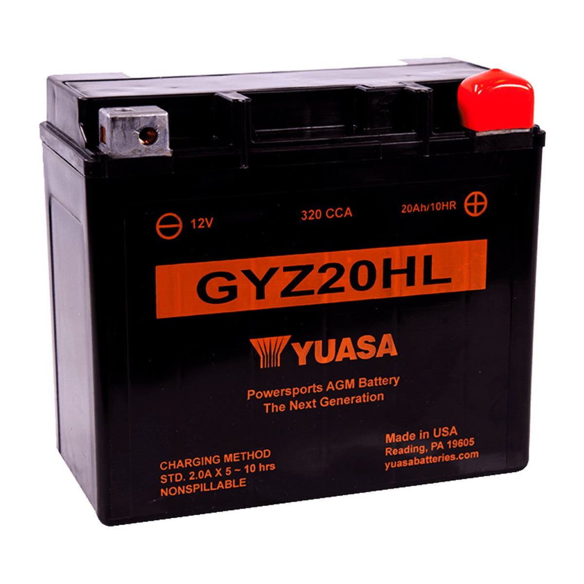 Yuasa, GYZ series AGM battery GYZ20HL