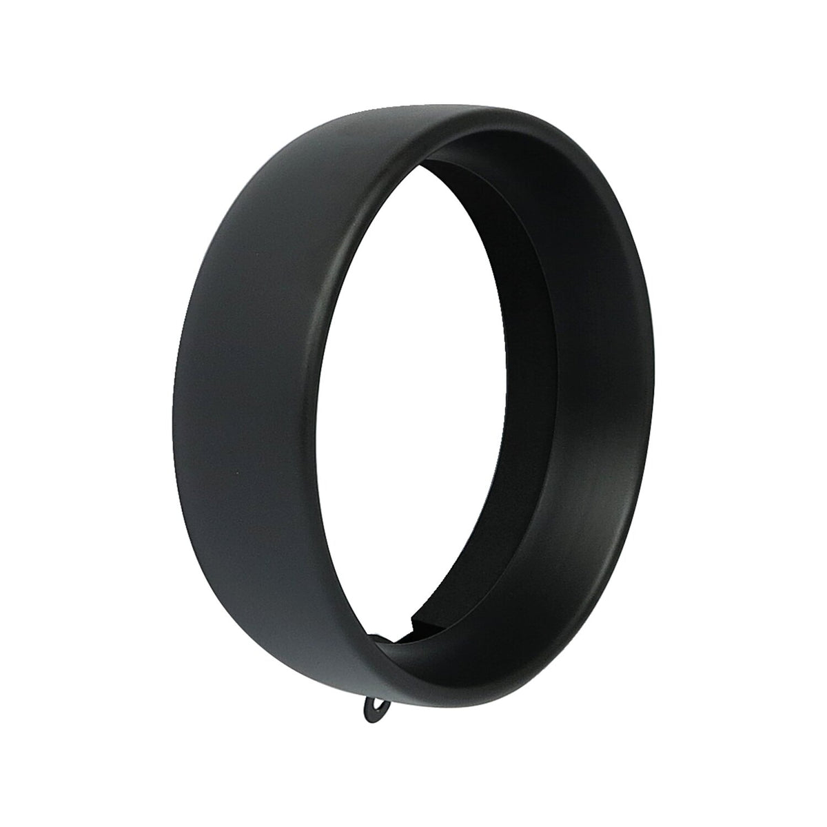 Recessed trim ring. 5-3/4" headlamp. Black