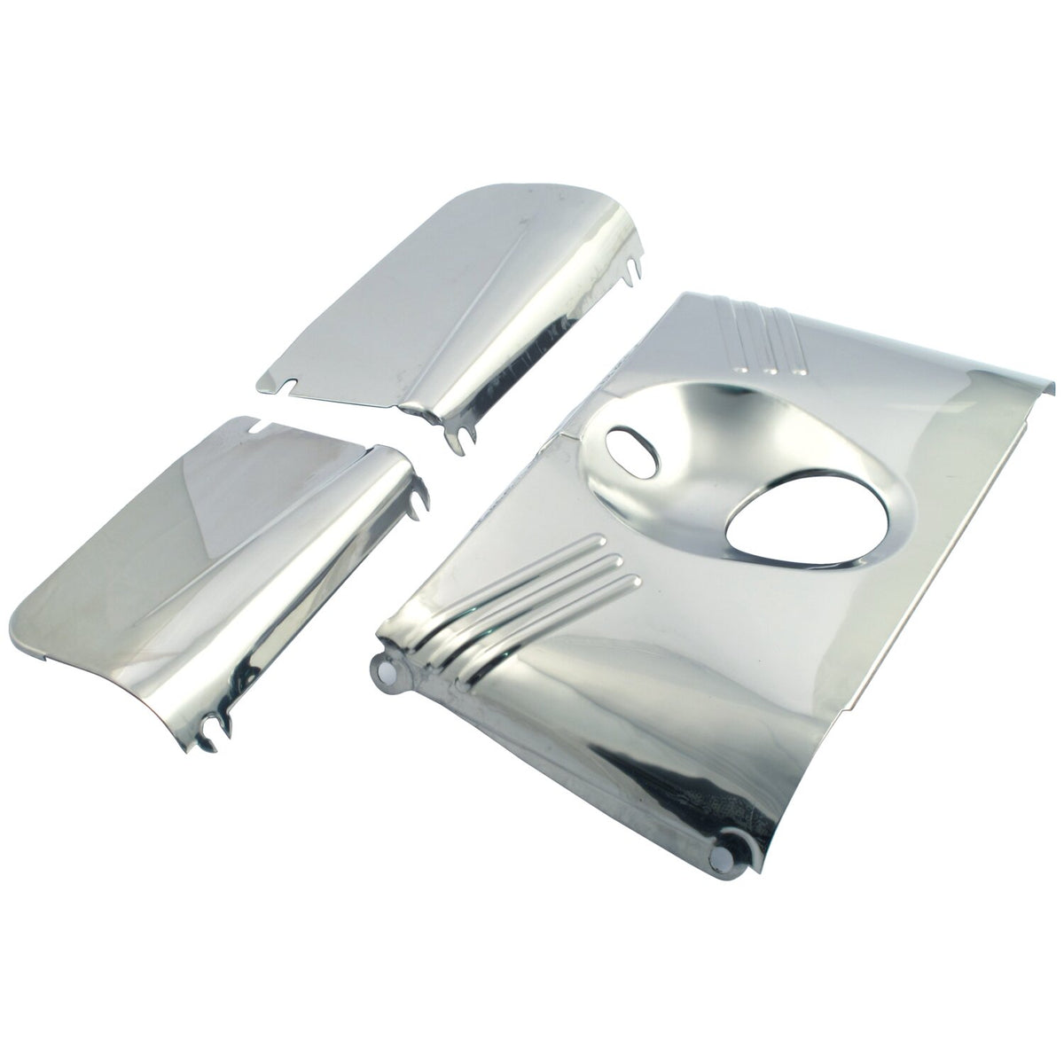 Fork panel kit 3-piece. Stainless