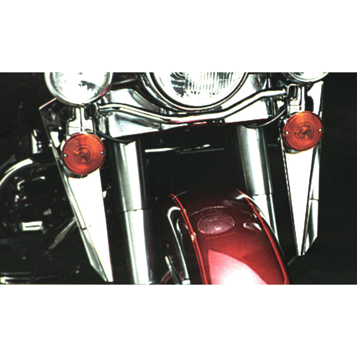 Wind deflector. Chrome
