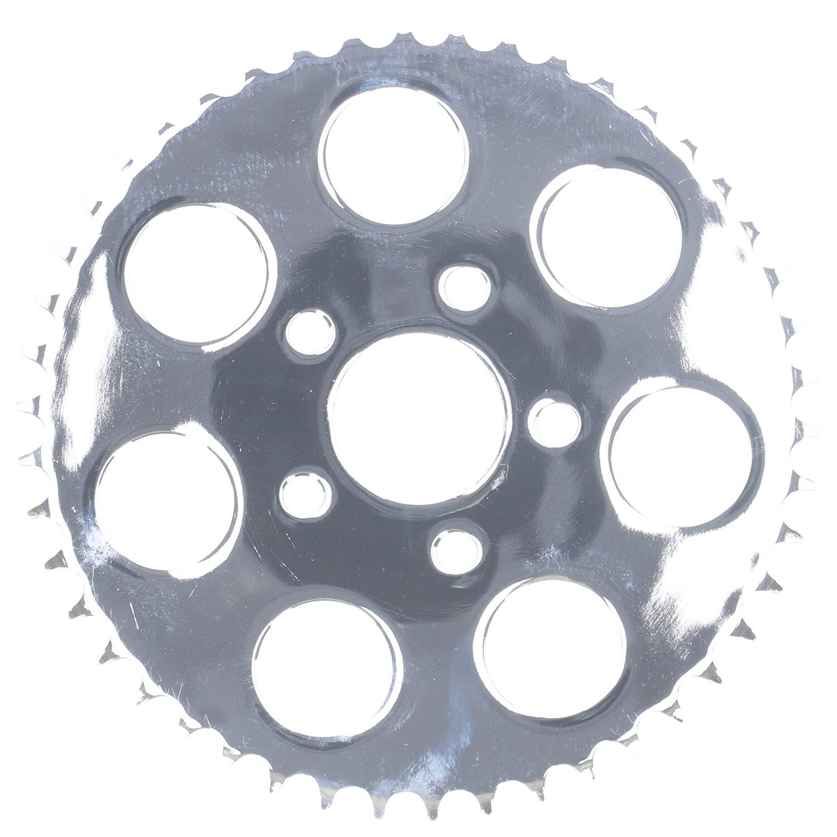 530 chain conversion rear sprocket 46t. Chrome