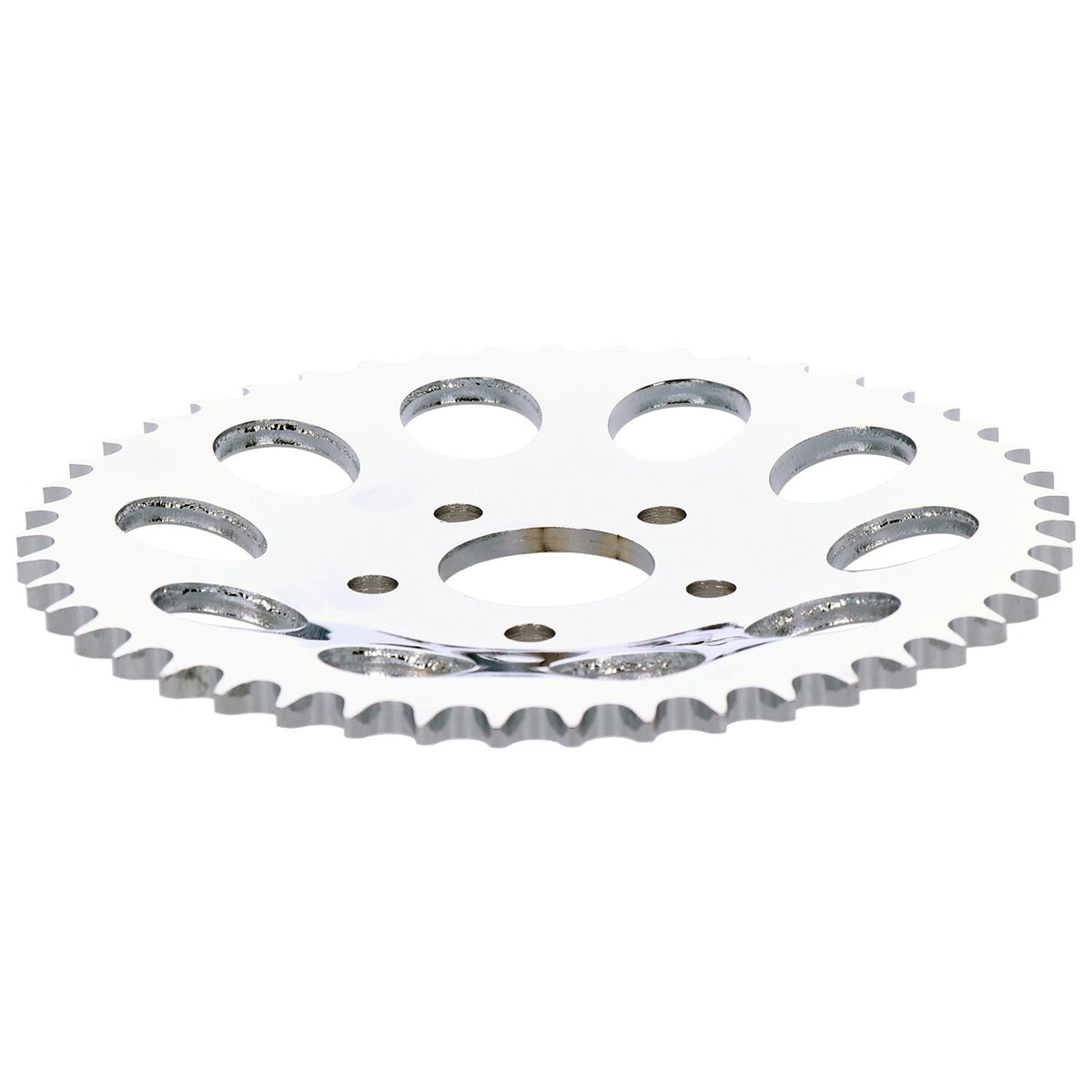 Rear sprocket, chrome. 47t
