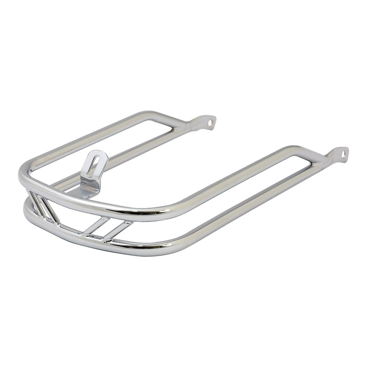 Touring fender rail, front. Chrome