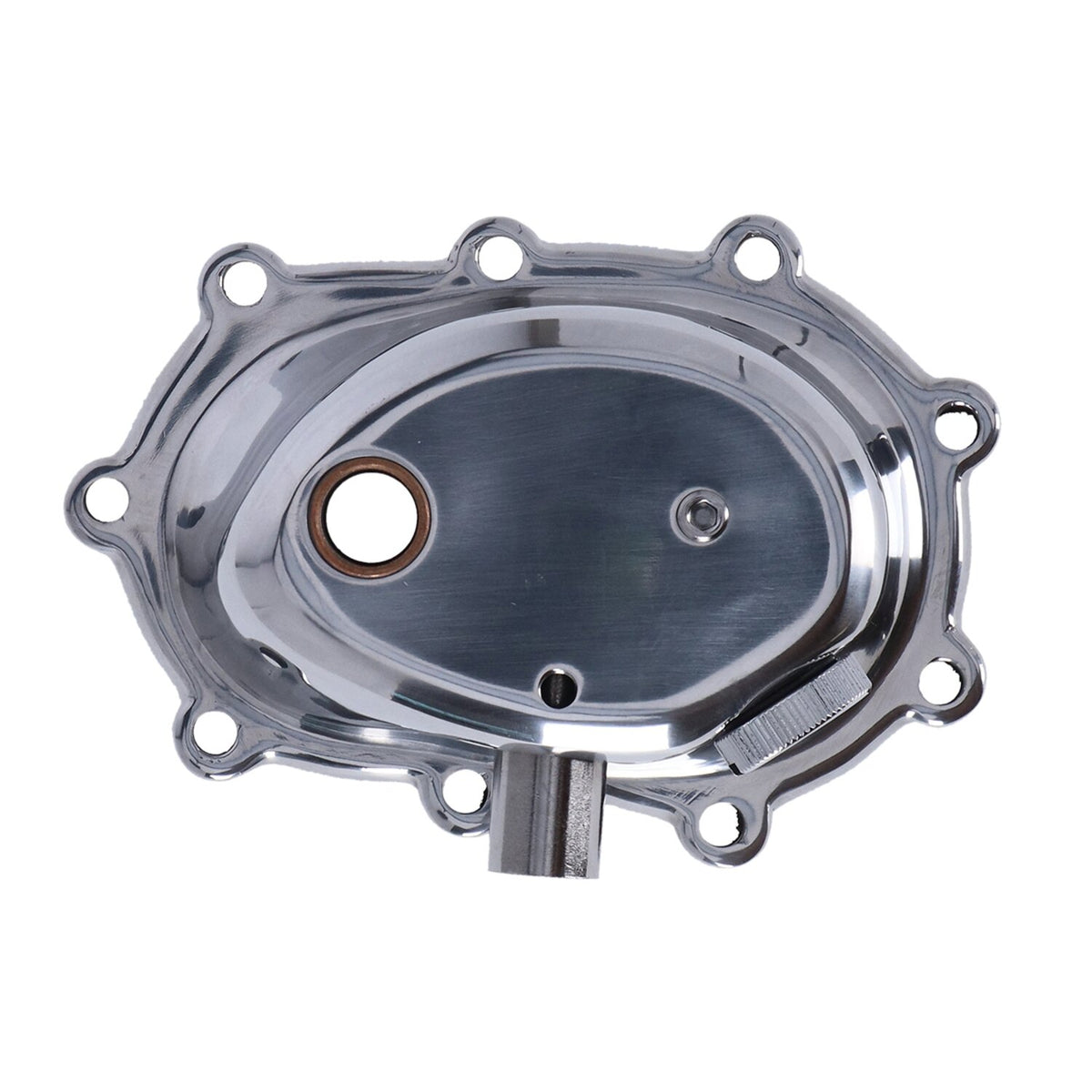Transmission end cover. kickstart. Polished