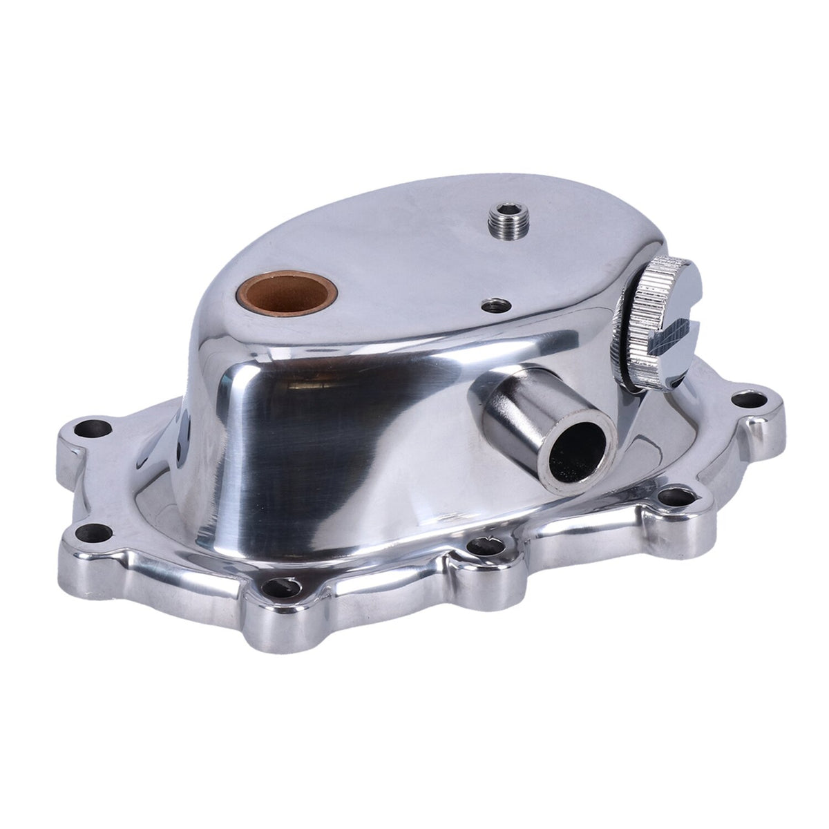 Transmission end cover. kickstart. Polished
