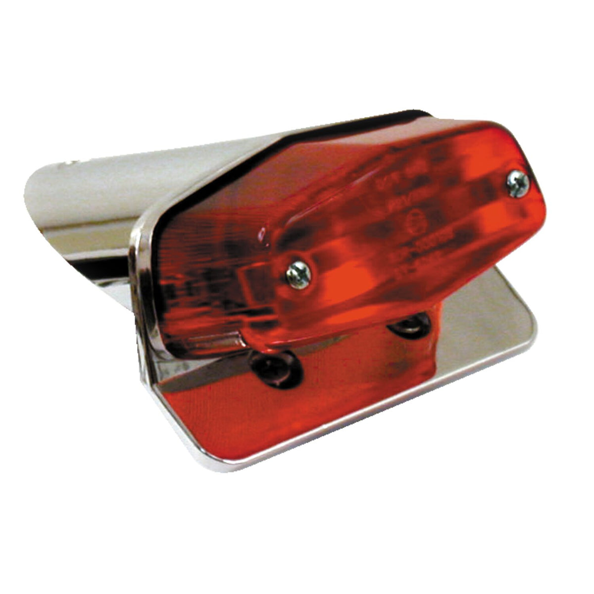 Custom lucas taillight assembly. with bracket. Chrome