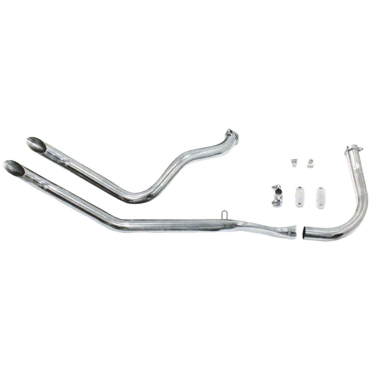Paughco, Upswept head pipes - Gooseneck. over Transmission