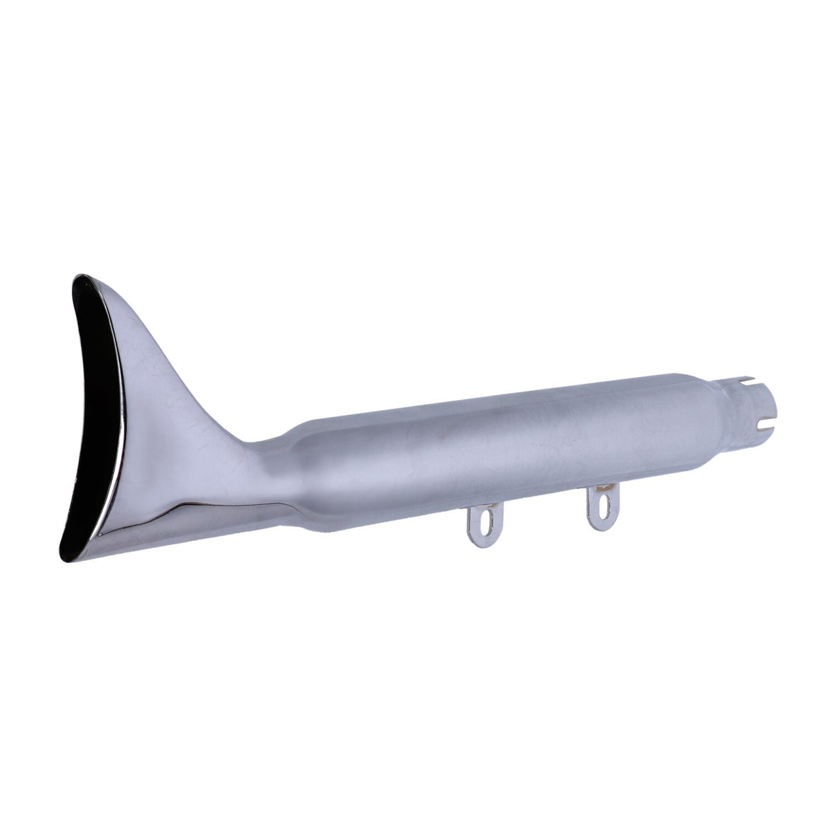 Paughco, Replacement muffler. Fishtail. Chrome
