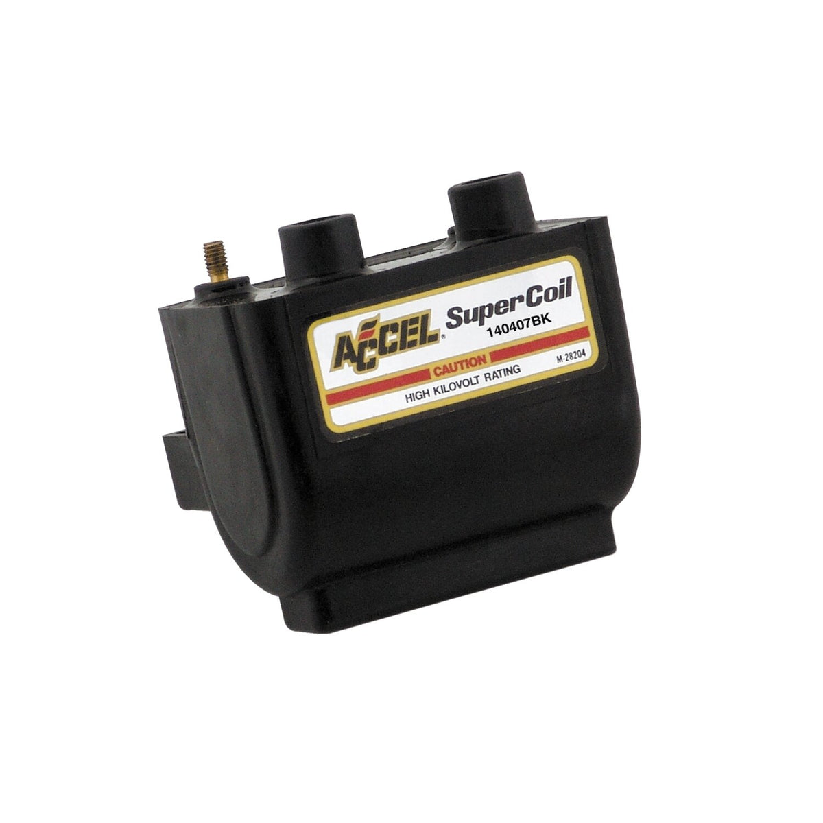 Accel, HEI Super coil 12V / 2.3 ohm. Black