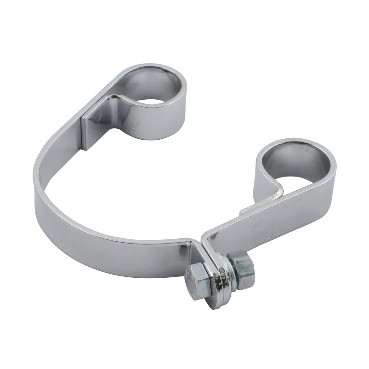 Paughco, FLT 3" muffler clamp. Chrome