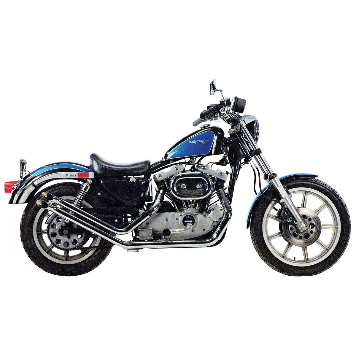 Paughco, Upswept drag pipes. Gooseneck. Chrome