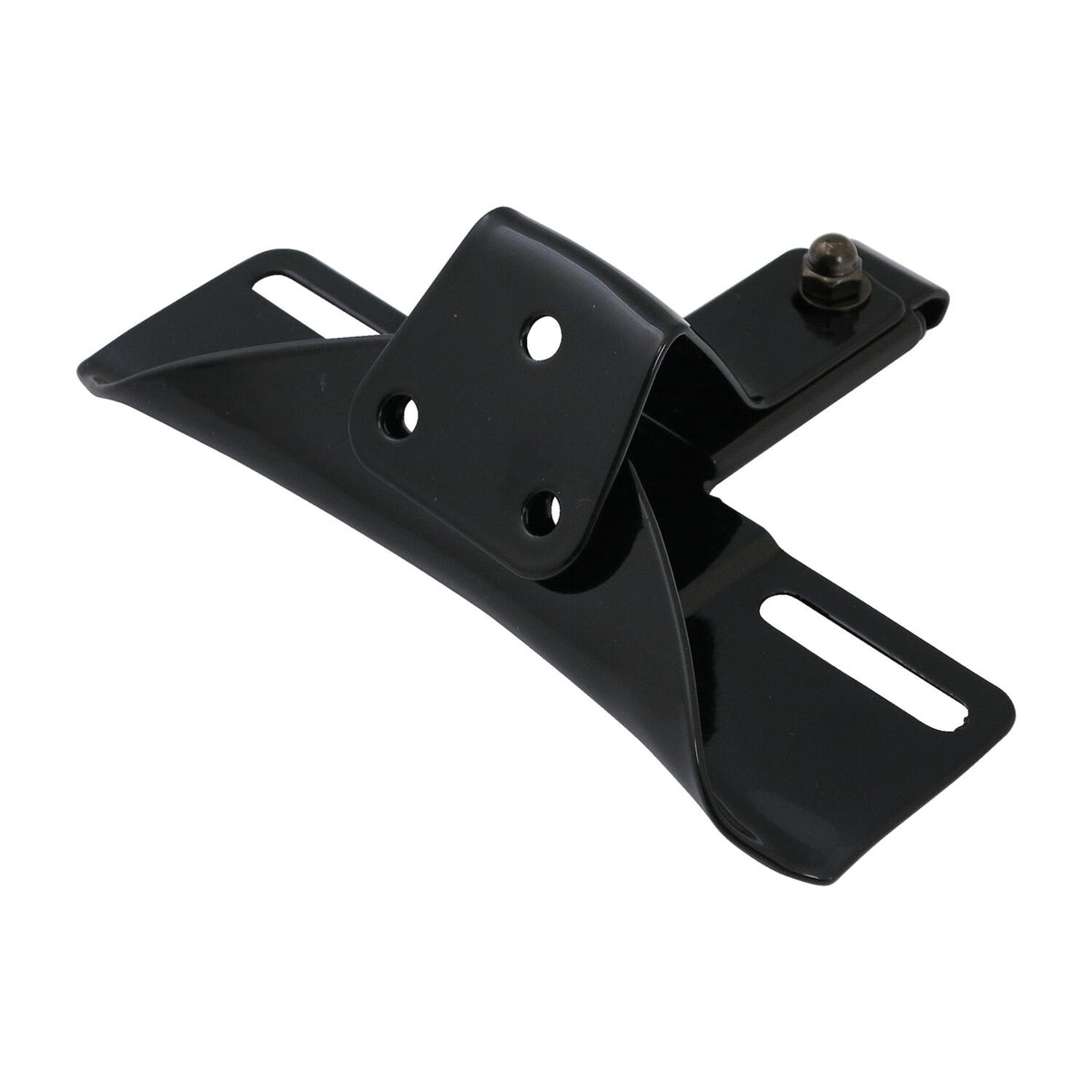 License plate bracket OEM style, 3-hole. Black