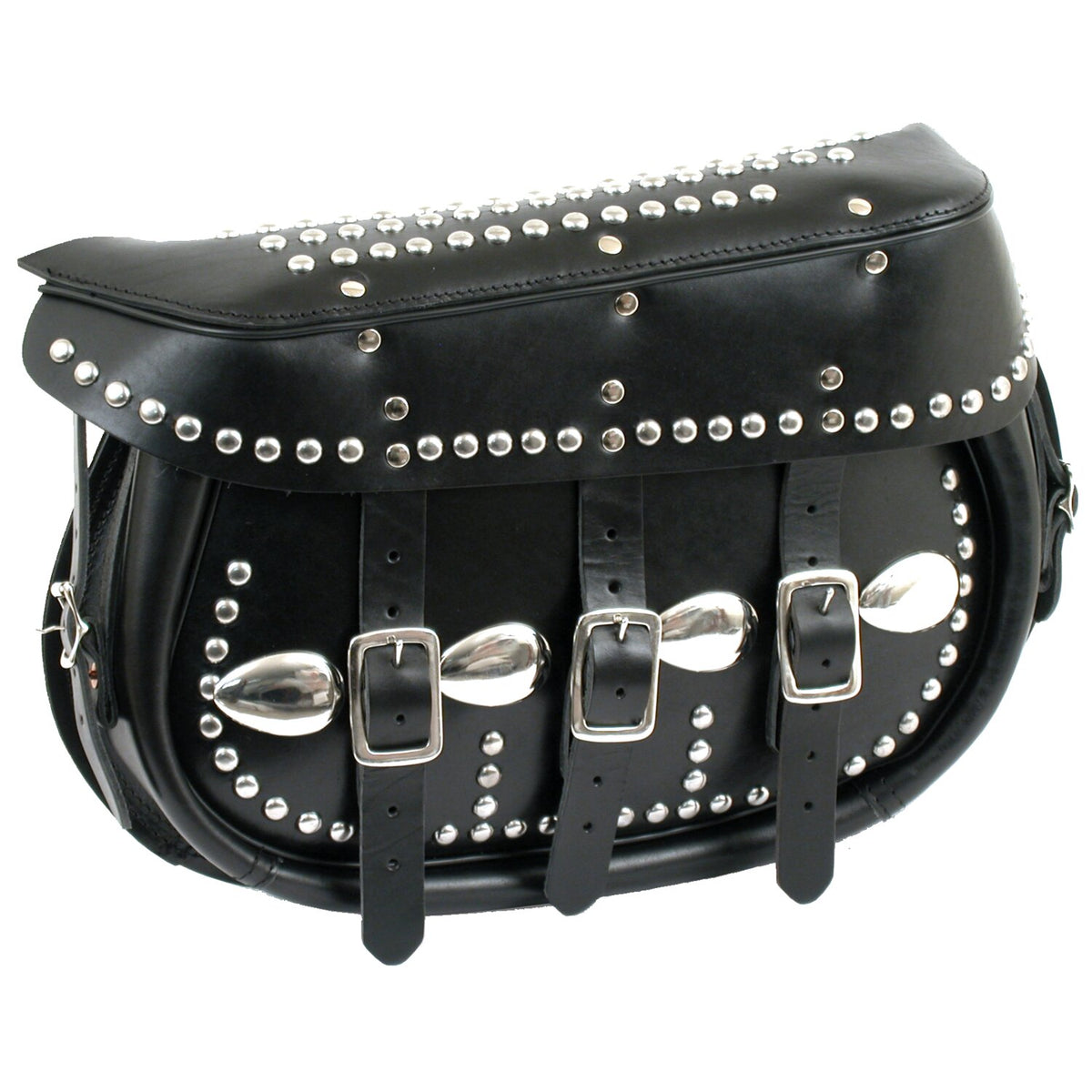 King Softail saddlebags, black