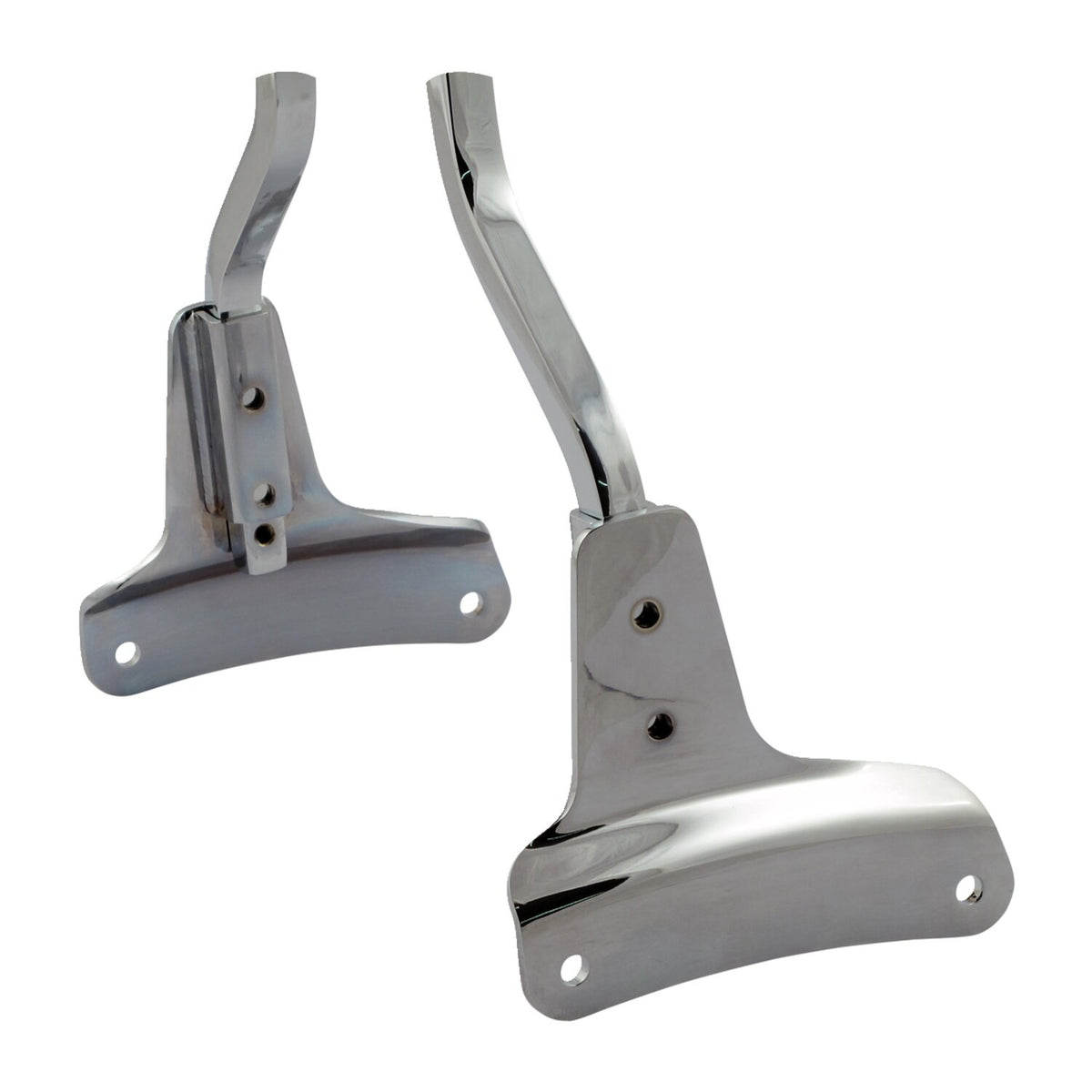 Sissybar side plates rigid mount