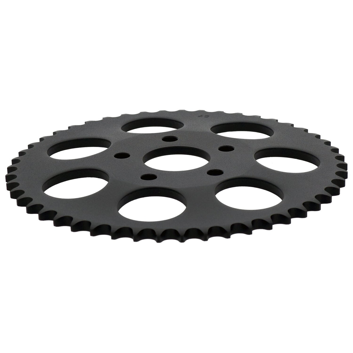 Rear sprocket, black. 49t