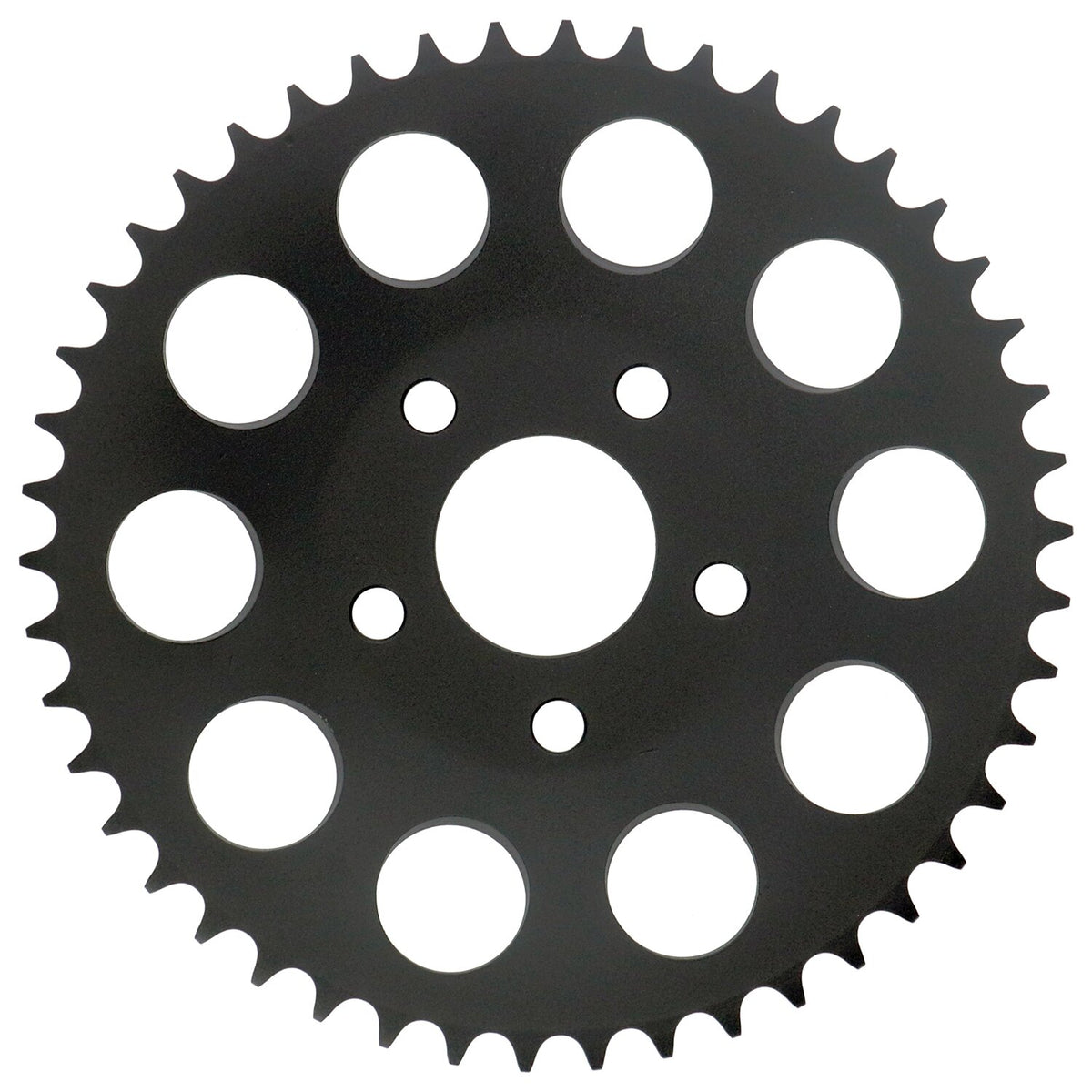Rear sprocket, black. 46t
