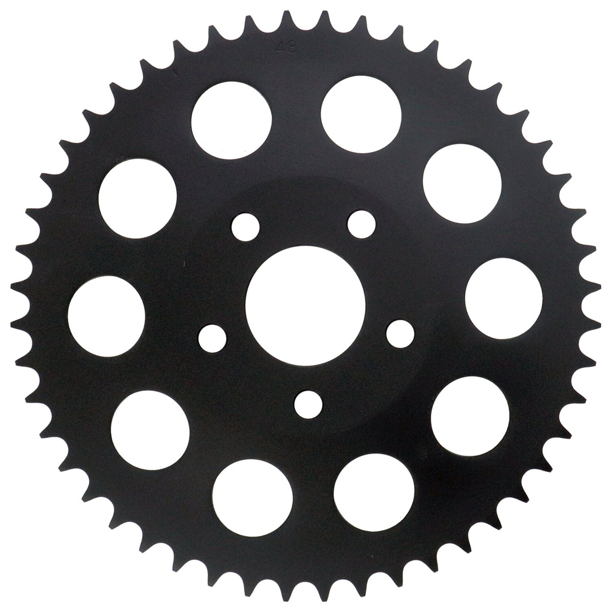 Rear sprocket, black. 48t
