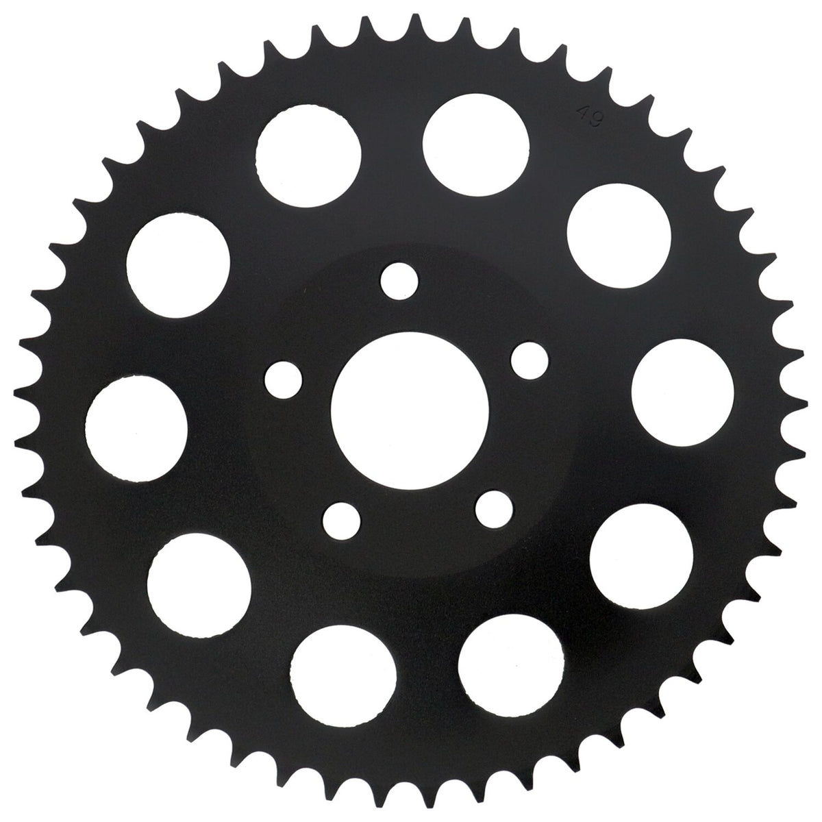 Rear sprocket, black. 49t