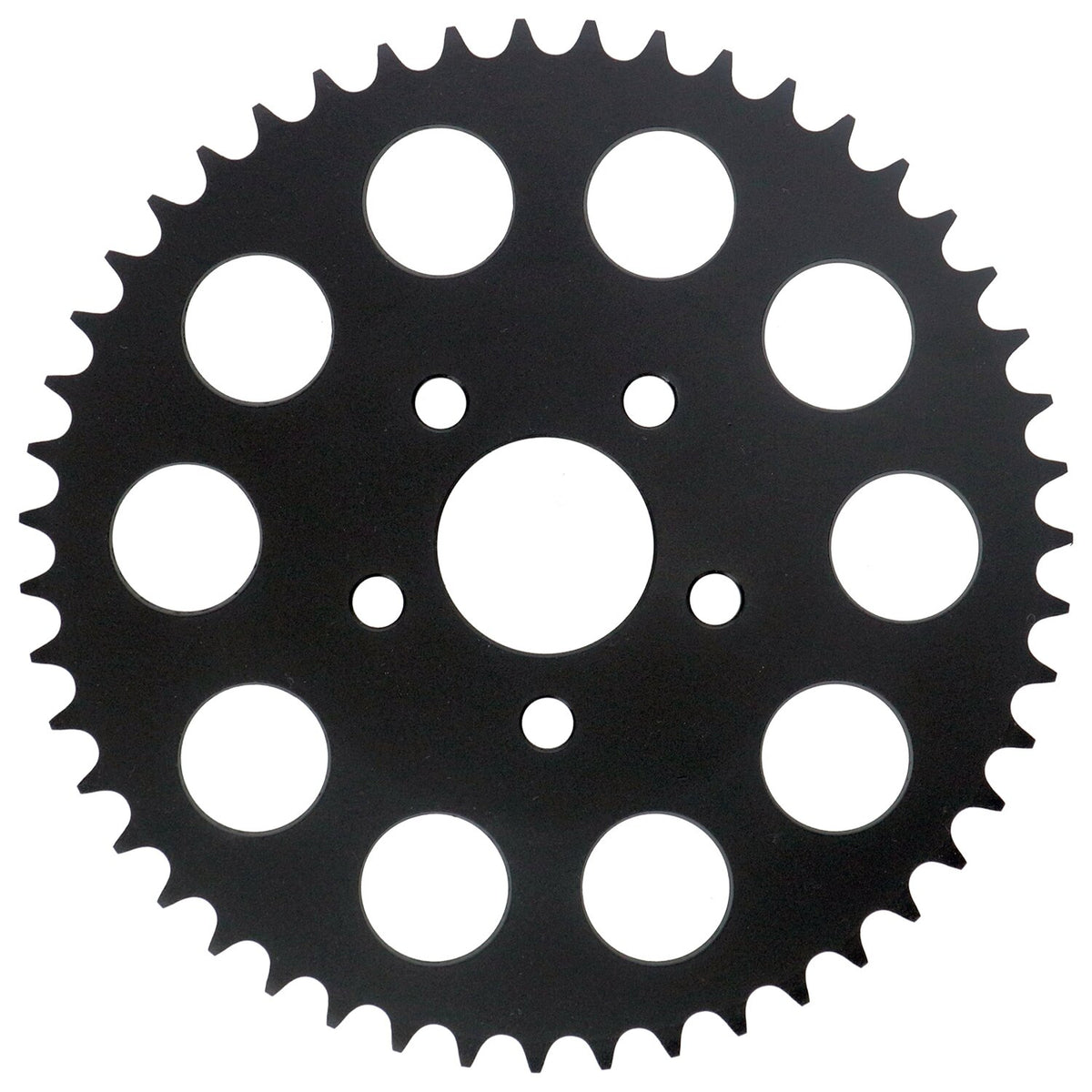 Rear sprocket, black. 47t
