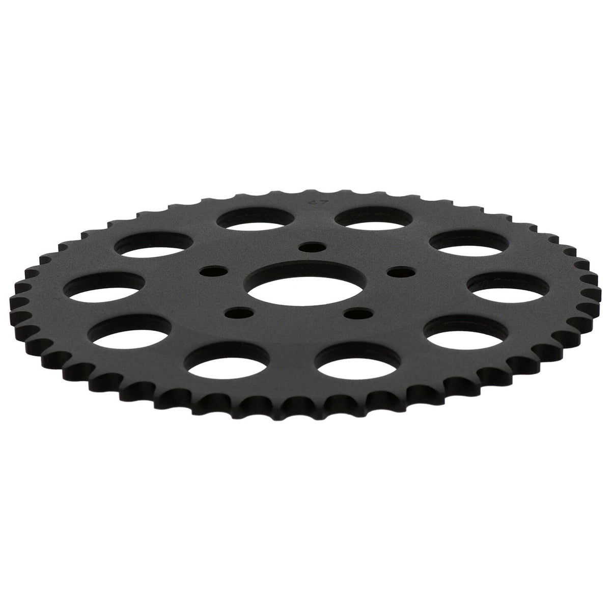 Rear sprocket, black. 47t