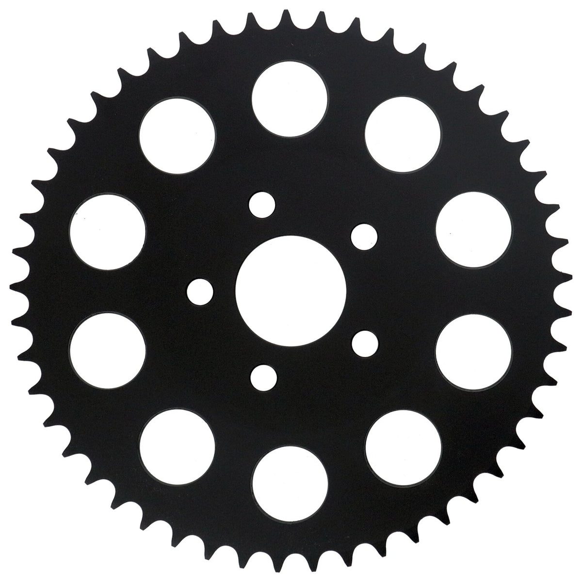 Rear sprocket, black. 49t