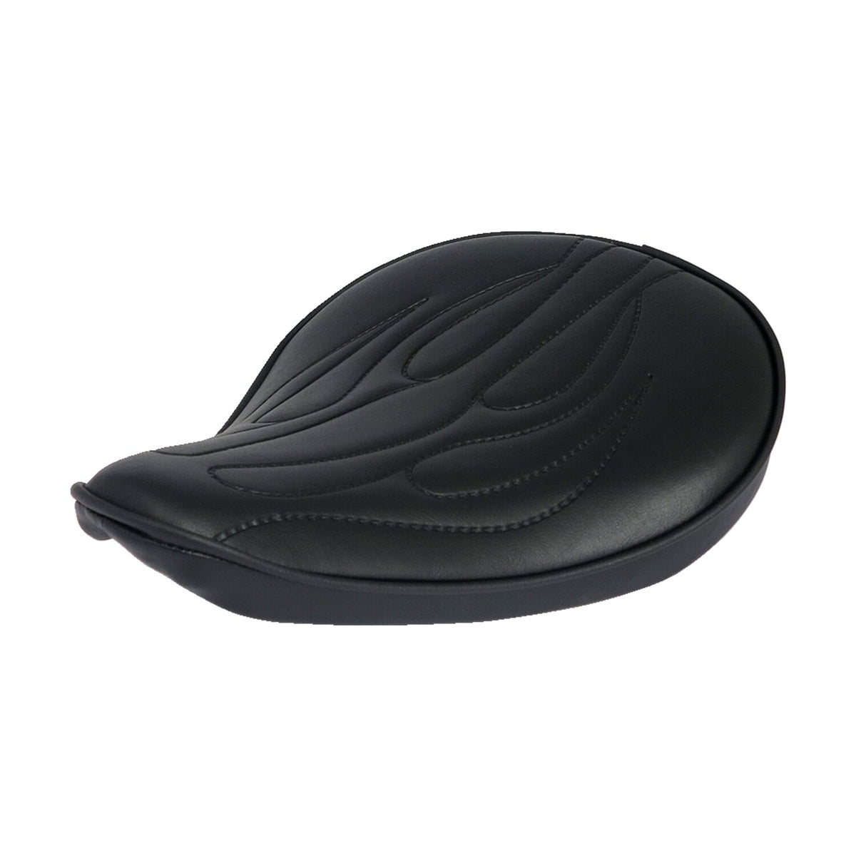Fitzz, custom solo seat. Black flame. Small. 4cm thick