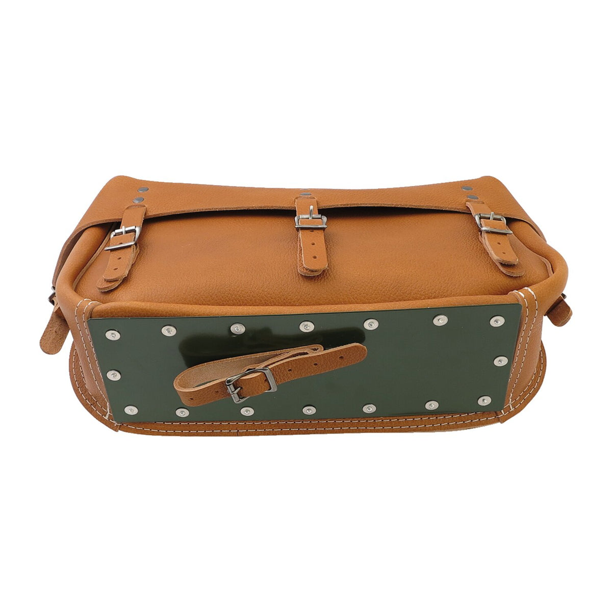 1942 XA leather saddlebag set. Brown