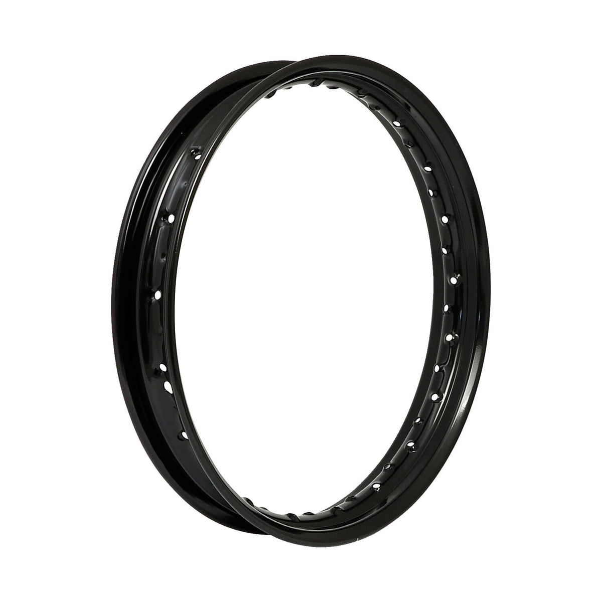 WL wheel rim 2.15x18. Black powder coated steel
