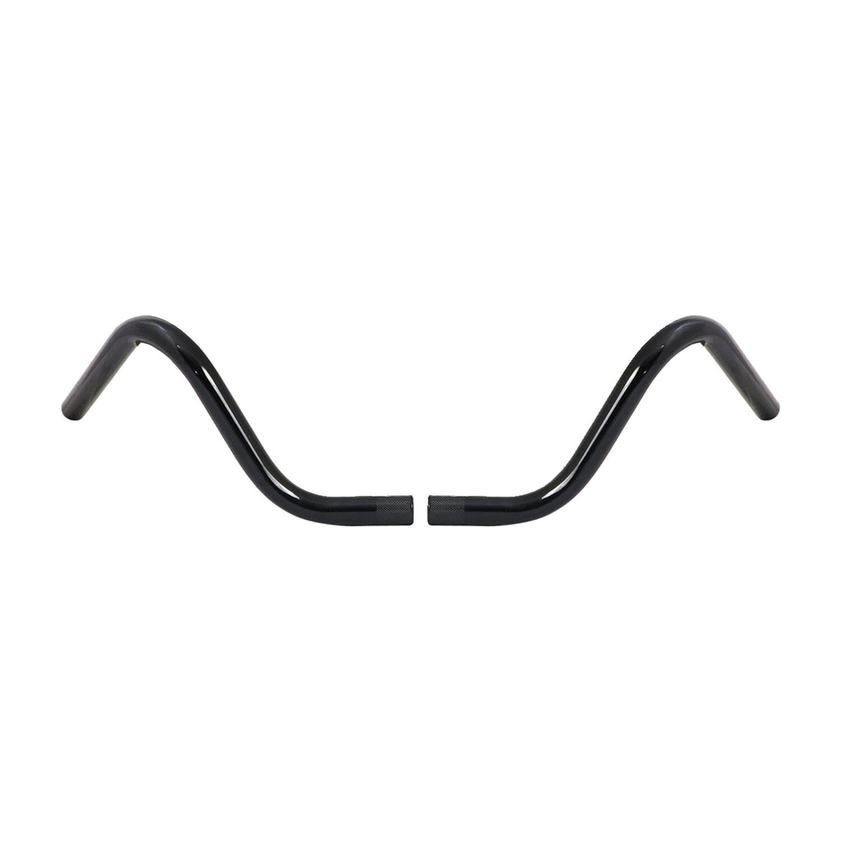 2-piece Buckhorn style handlebar 1" black