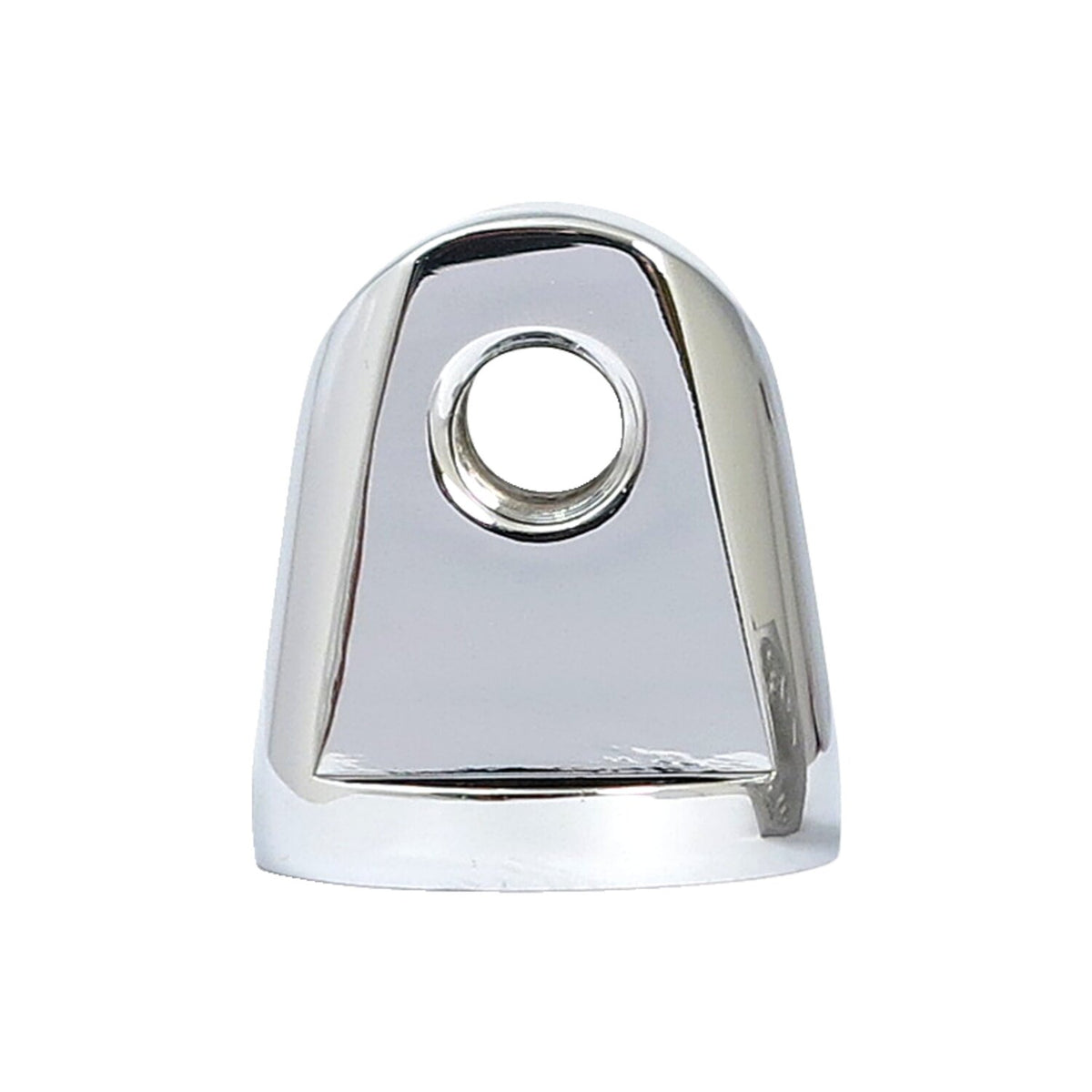 Straight cone headlamp mount block. Chrome