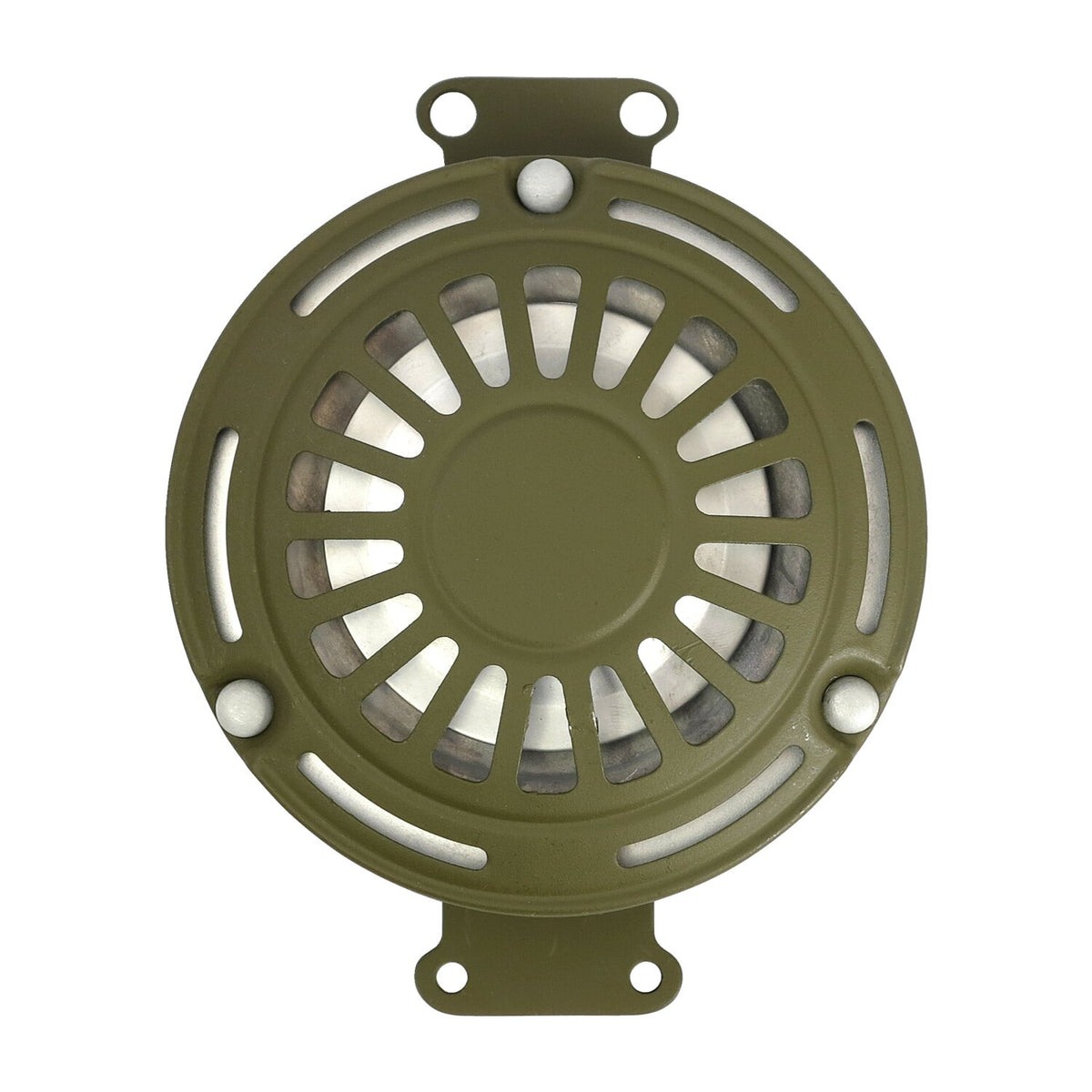 Reproduction 5-1/2" Springer horn. Painted. 6-Volt