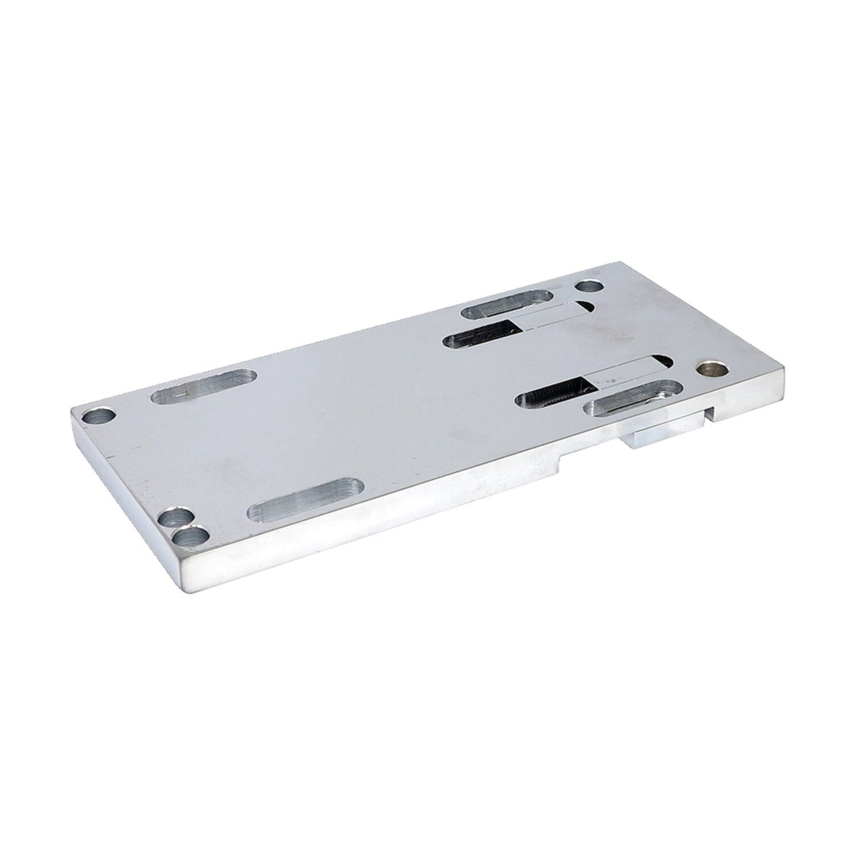 4-speed transmission mount plate. adjustable. Chrome