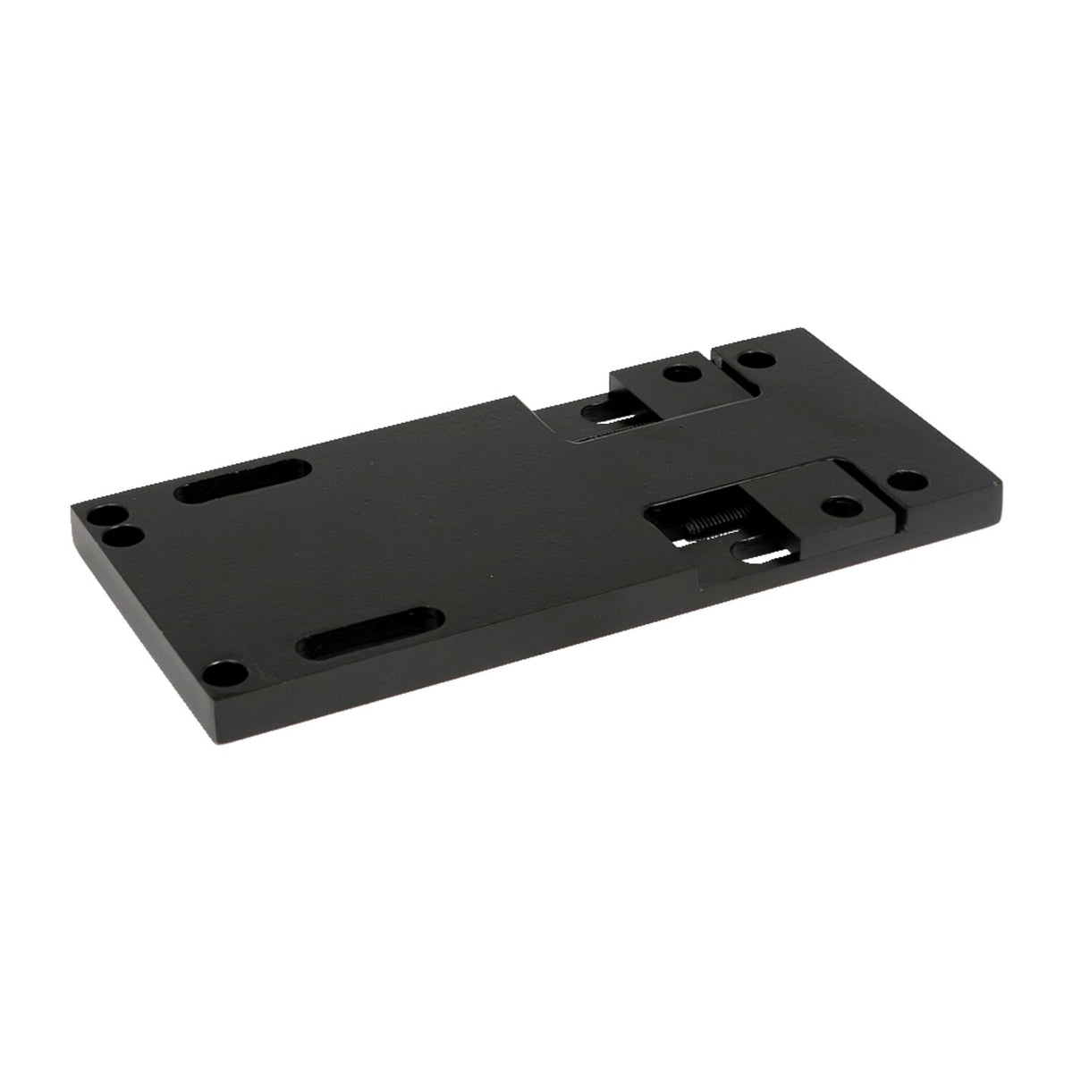 4-speed transmission mount plate. adjustable. Black