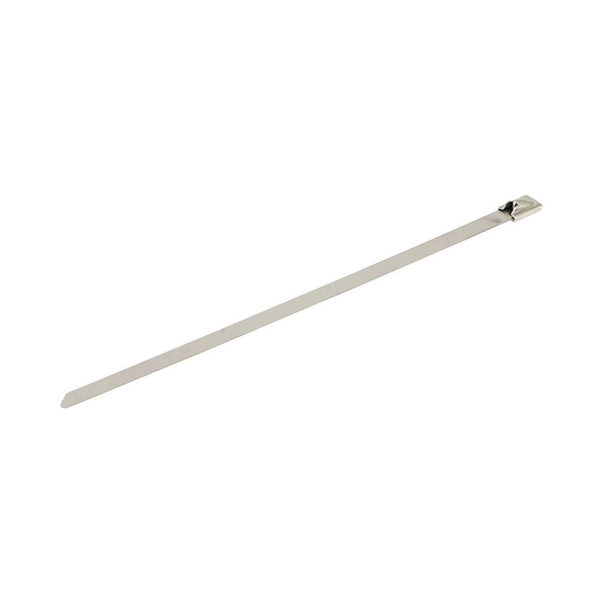 Exhaust tie wraps 8" long clear stainless