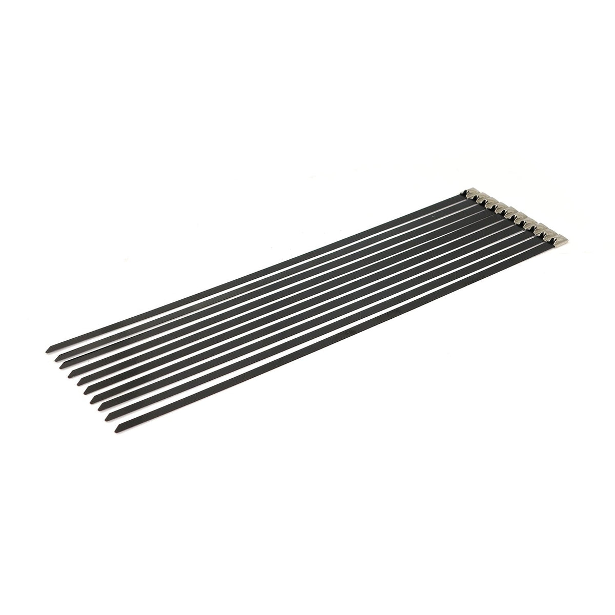 Exhaust tie wraps 14.25" long black stainless