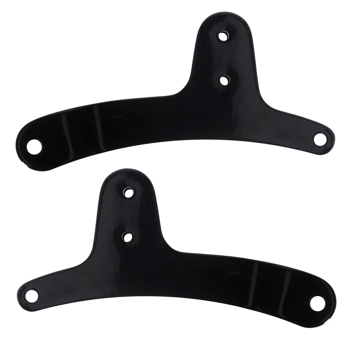 Sissybar side plates rigid mount