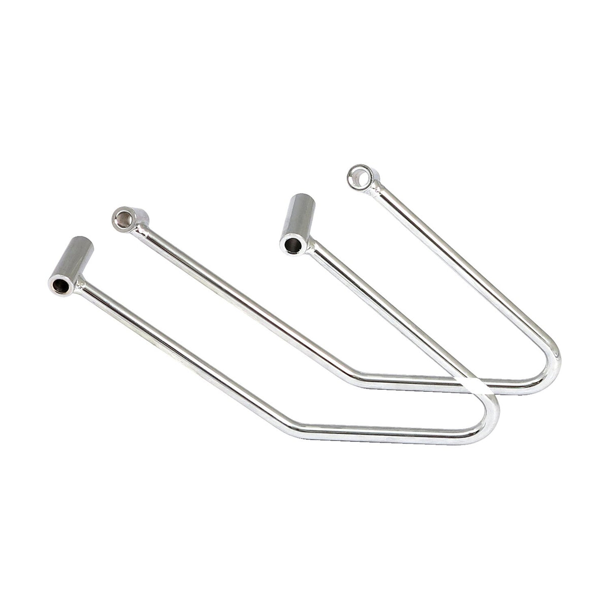 Saddlebag support kit. Chrome