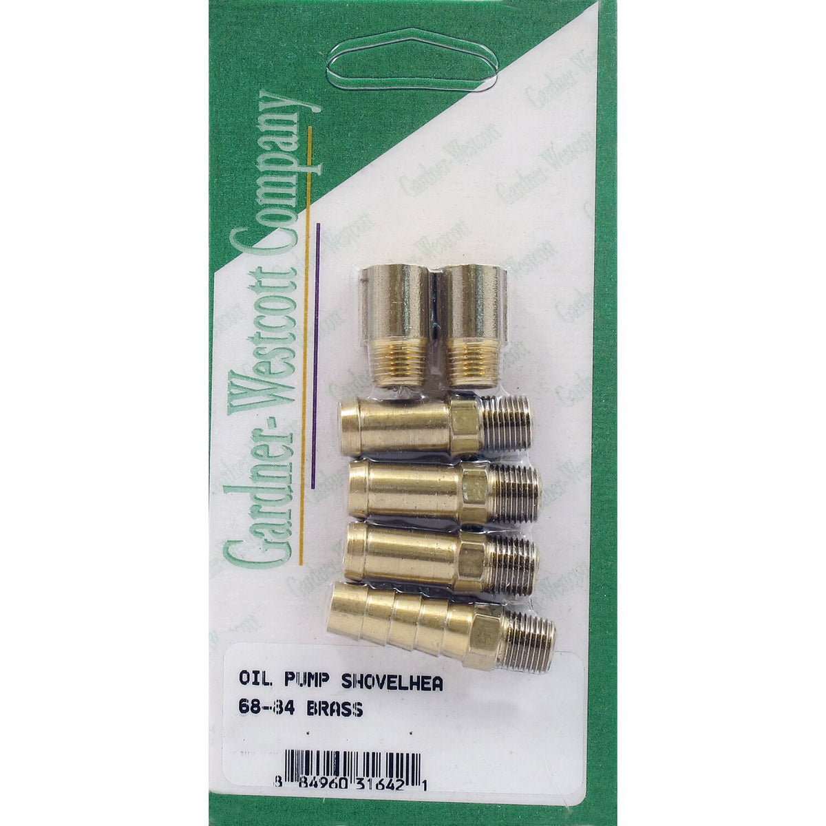 Gardner-Westcott, oil pump line fitting kit. Brass