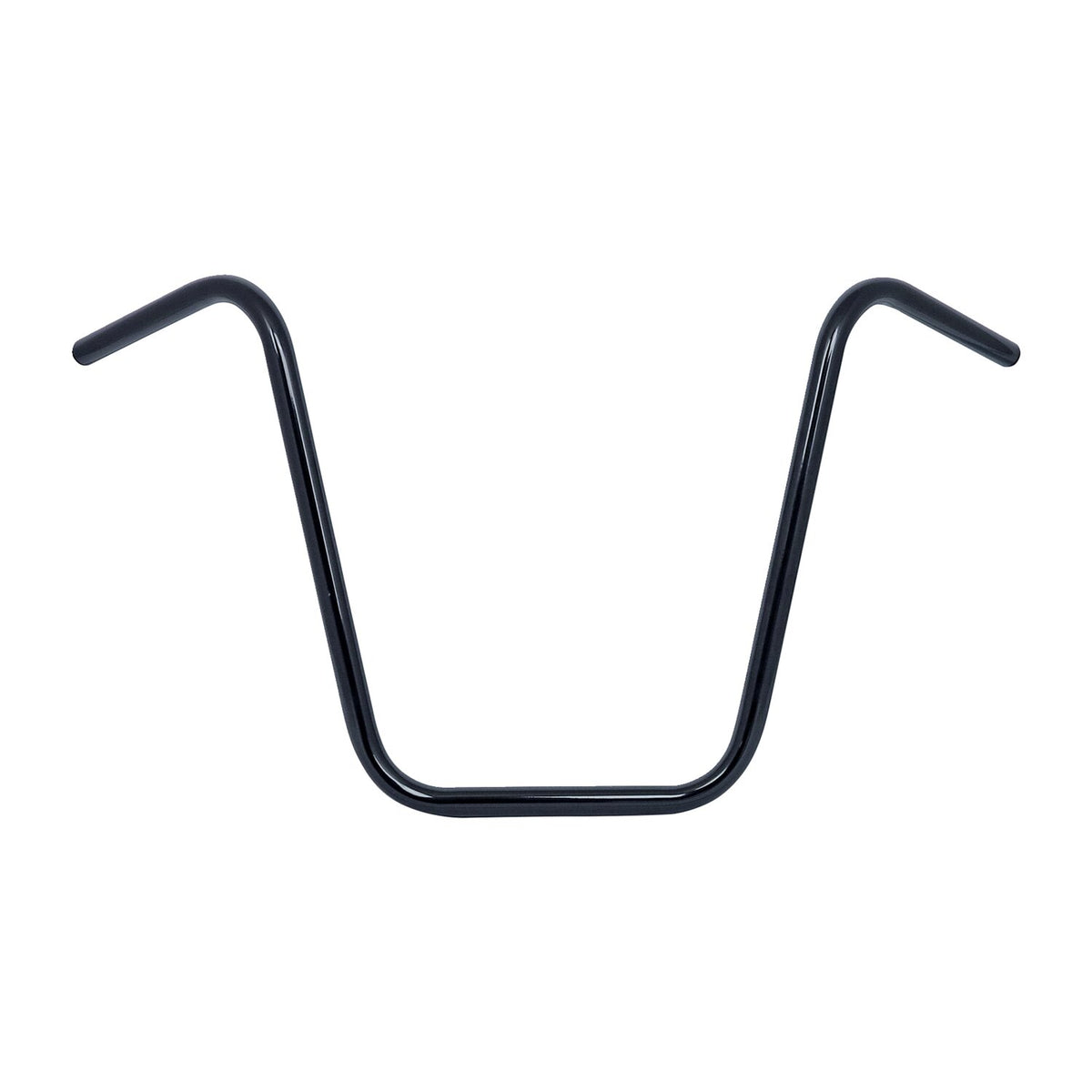 Apehanger handlebar, 18" rise, 1" black