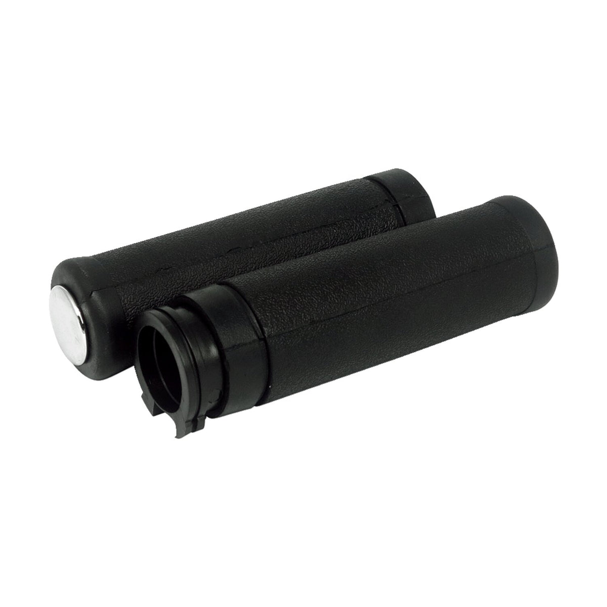 OEM style grip set with throttle sleeve. Black