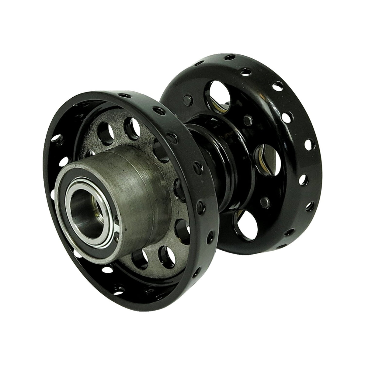 Custom Star hub, for OEM axle. Black with black star