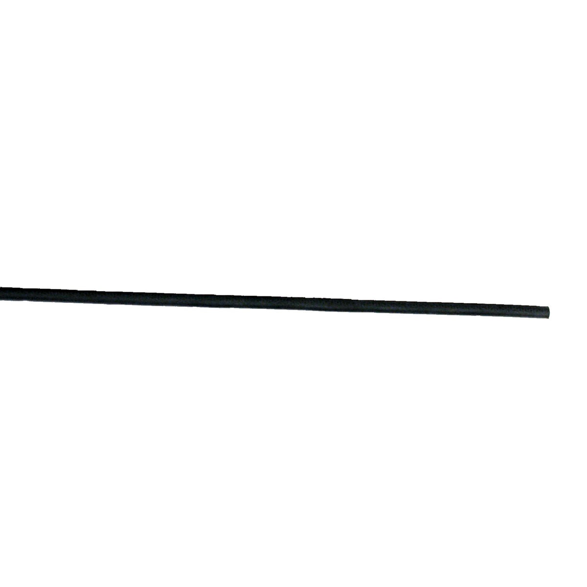 Heat shrink tube. 120cm, 1/8" (3.2 to 1.6mm). Black