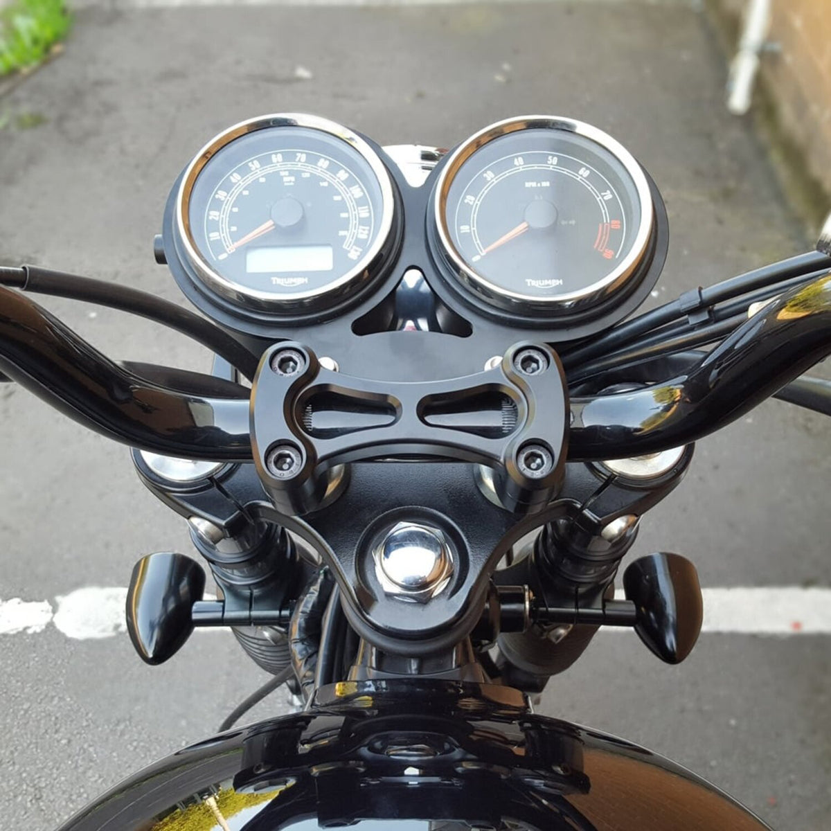 Motone, Wrap-around turn signal brackets, 41mm forks