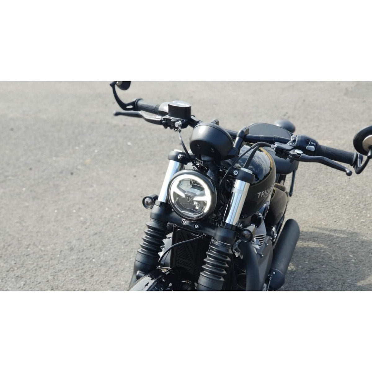 Motone, Wrap-around turn signal brackets, 47mm forks