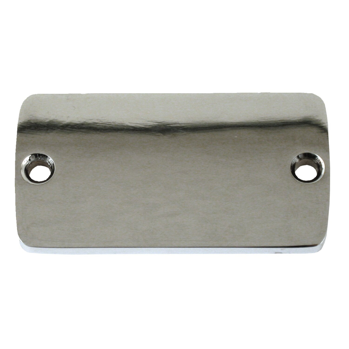 Master cyl. cover. plain chrome