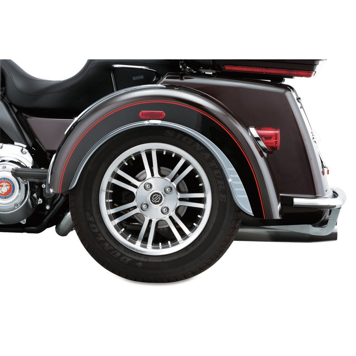 Kuryakyn, Trike rear fender accents. Chrome