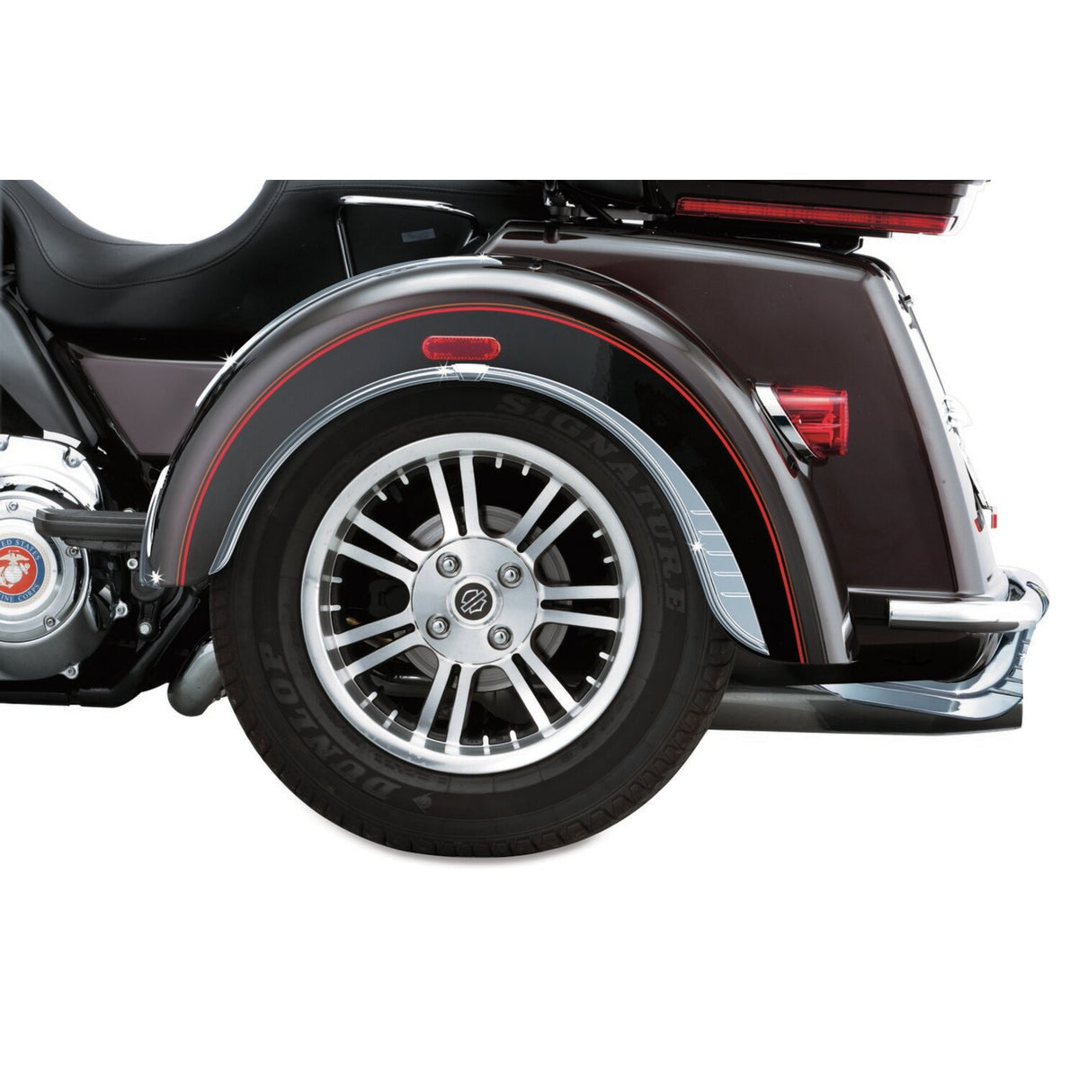 Kuryakyn, Trike rear fender accents. Chrome